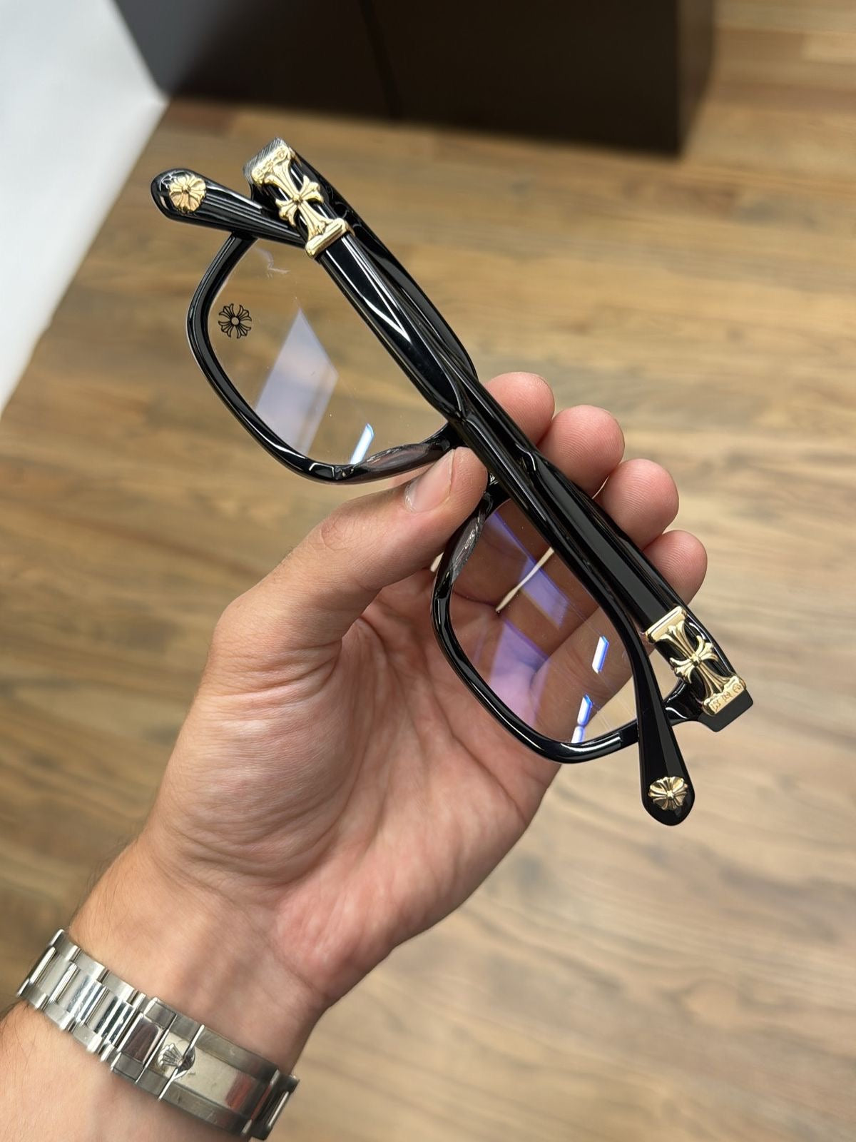 Chrome Hearts - Gold / 10 paires